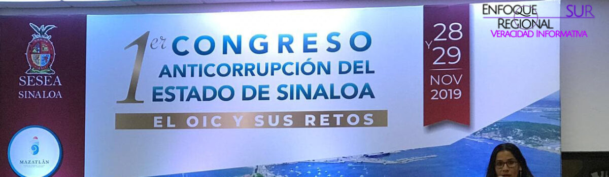 Inauguran en Mazatlán Primer Congreso Anticorrupción del Estado de Sinaloa