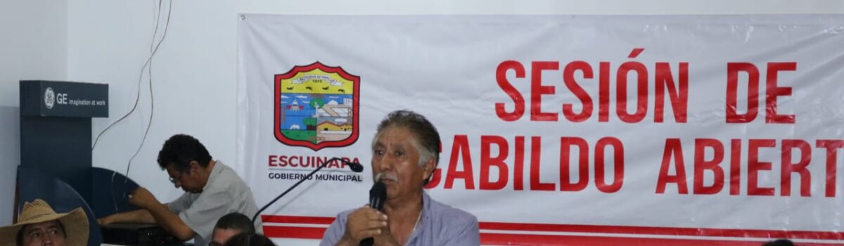 Efectúan Autoridades Municipales, segunda sesión de Cabildo Abierto.