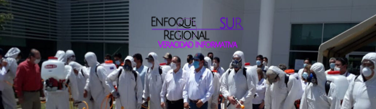 Sinaloa implementa programa de sanitización de espacios públicos contra el COVID-19