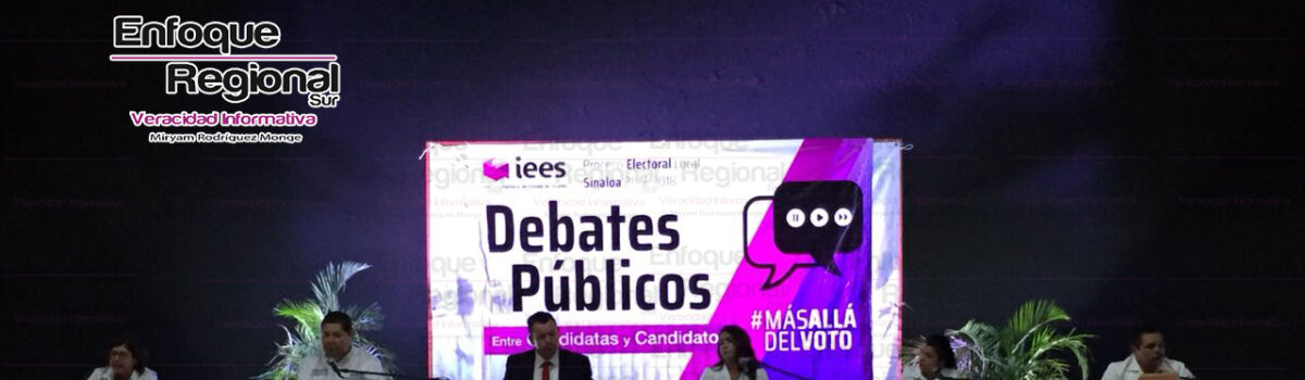 Debate de Candidatos a la Alcaldía por Escuinapa, no supera Expectativas.