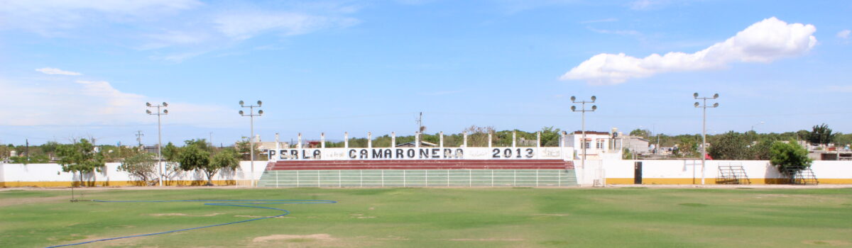 Estadio Municipal de Fútbol  Perla Camaronera, en cuarentena.