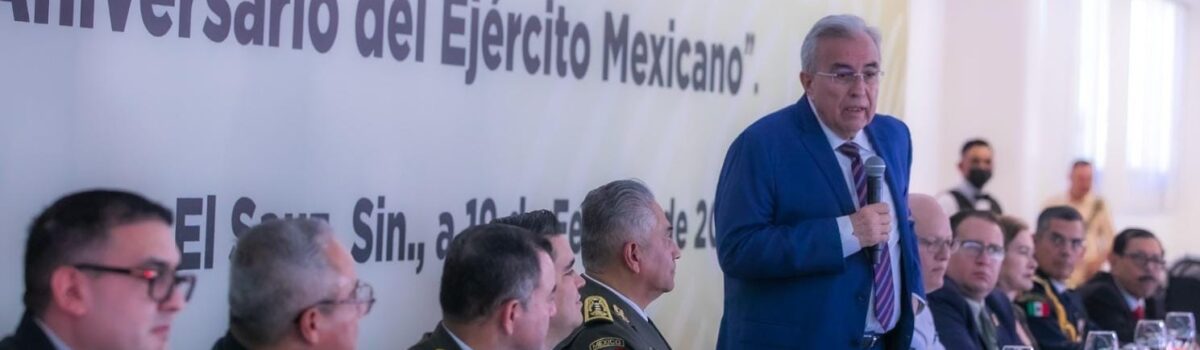 RECONOCE ROCHA AL EJÉRCITO COMO LA INSTITUCIÓN DE LOS MEXICANOS