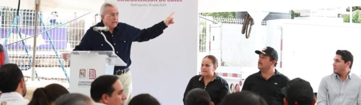 ROCHA INAUGURA CINCO CALLES EN LA COMUNIDAD SERRANA DE SOYATITA, BADIRAGUATO