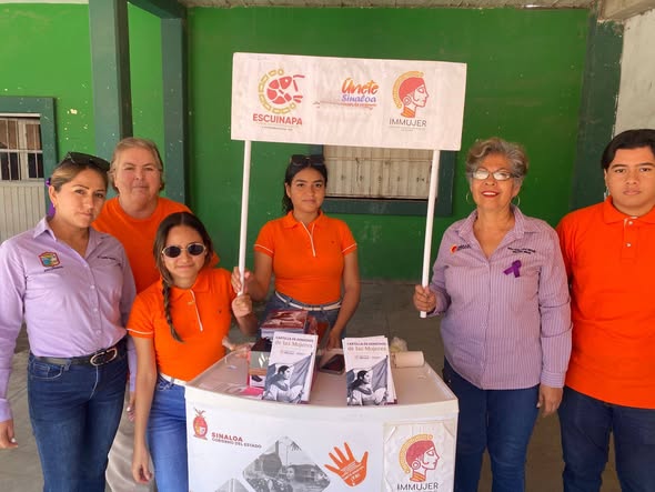 IMMUJER Escuinapa realiza actividad en isla del bosque en el marco del día naranja