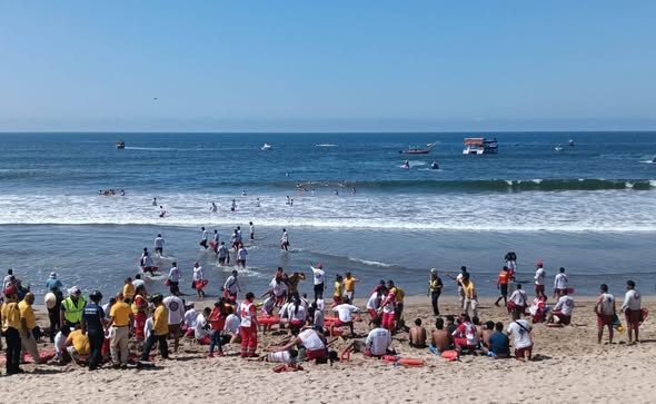 Personal naval participó en “Macro Simulacro Acuático” en Mazatlán,