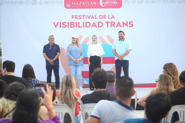 *Mazatlán celebra la diversidad con el Festival de la Visibilidad Trans en el Parque Central: Estrella Palacios*