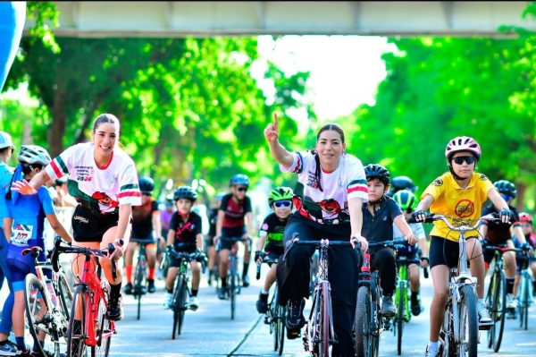 Más de 300 ciclistas junto a las Internacionales Luz Daniela y Antonieta Gaxiola en el Campeonato Estatal Infantil 2026.